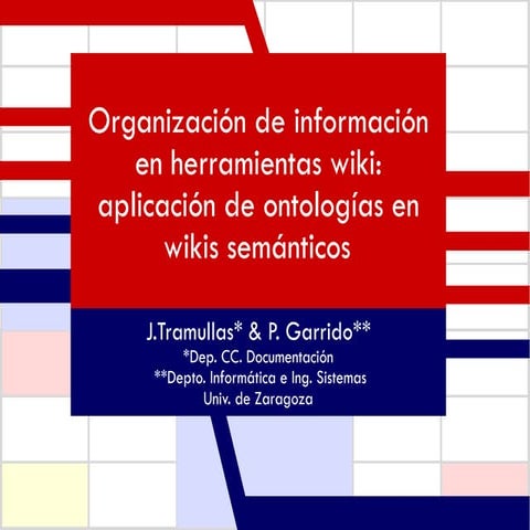 Wikis semánticos