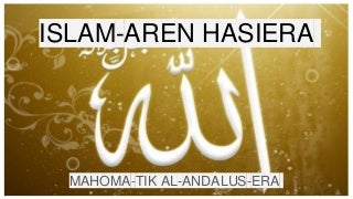 Islam aren hasiera