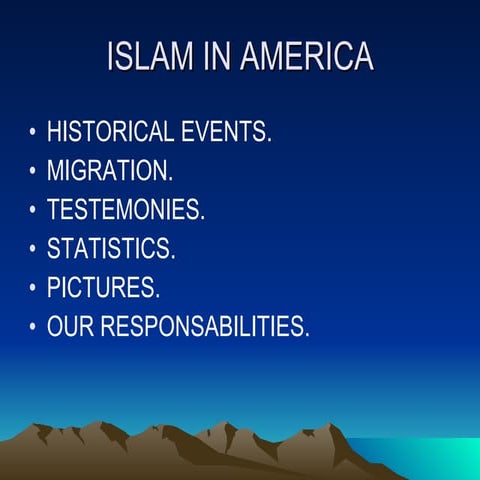 Islam In America