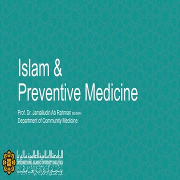 Islam and preventive medicine