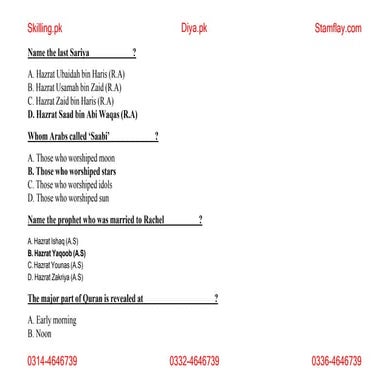 Islamiat Solved MCQs with Answers pdf Download.pptx