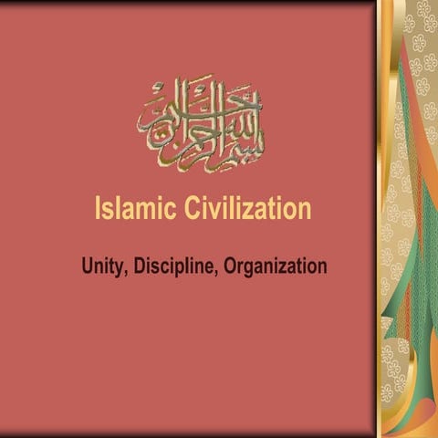 the concept of islamic and civilizationn