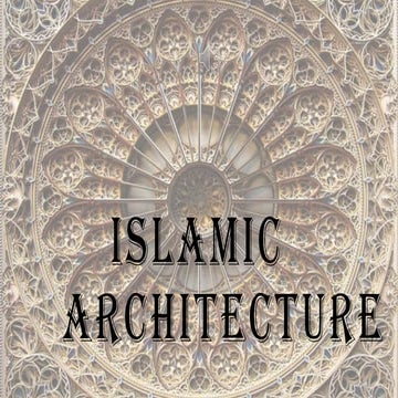 Islamic architecture 