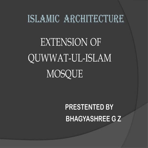 Islamic  architecture (1)