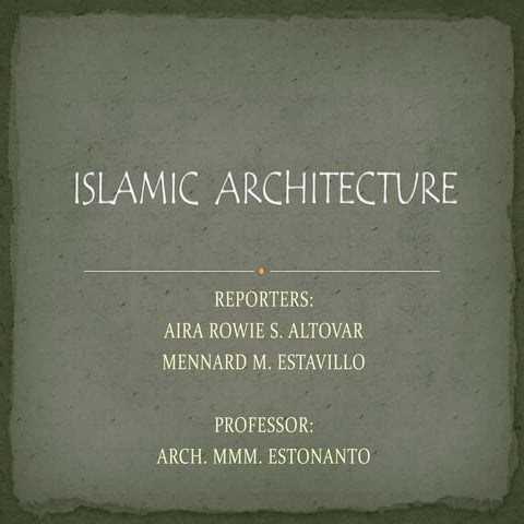 Islamic Architecture History