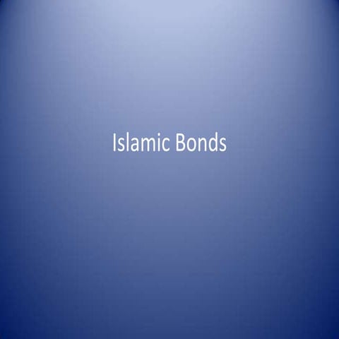 Islamic bonds