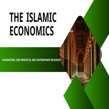 Understanding Islamic Economics: Principles, Purpose, and Progress | PPT