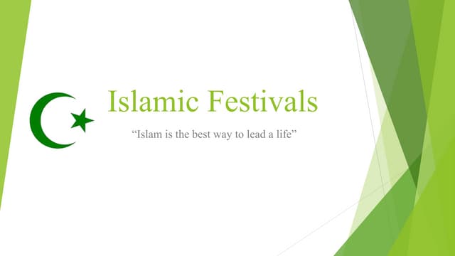 Islamic festivals