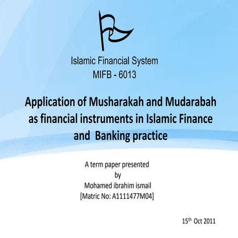 Islamic financial system