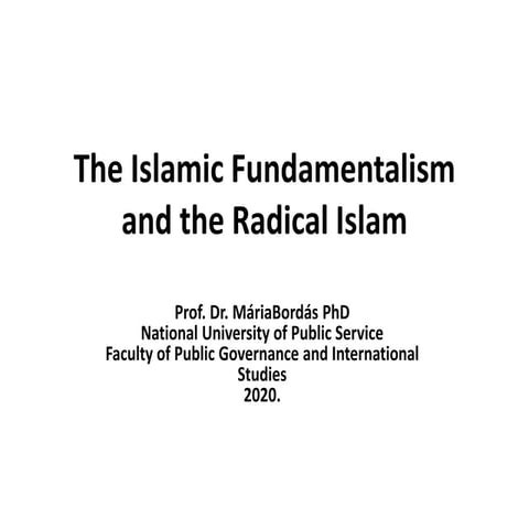 Islamic fundamentalism and radical islam 2020 (1)