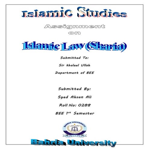 Islamic law