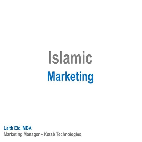 Islamic Marketing