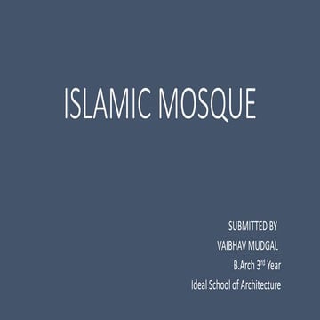 Islamic Mosque