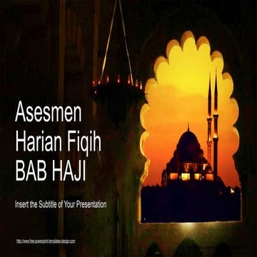 Islamic Mosque Sunset PowerPoint Templates.pptx