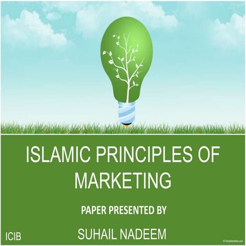 Islamic Principles Of Marketing By Suhail Nadeem