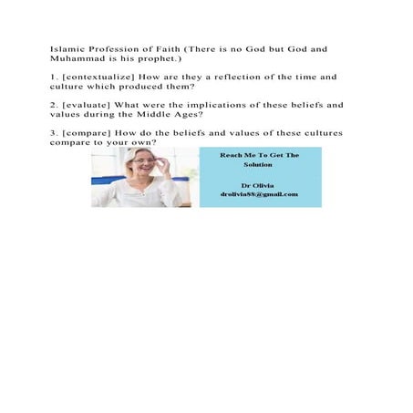 Islamic Profession of Faith (There is no God but God and Muhammad is.docx