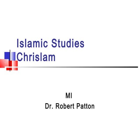 Islamic studies 16   chrislam