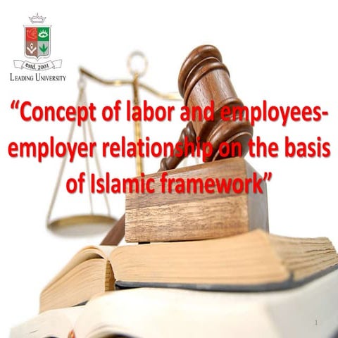 Employer-employee relationship in Islam