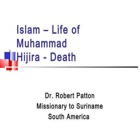 Islam s4 life of muhammad ii