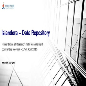 Islandora - Data repository