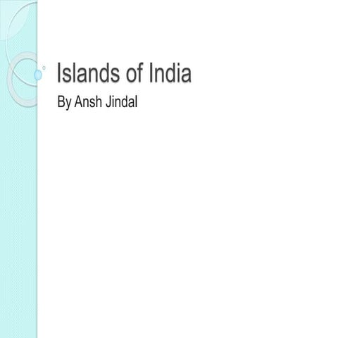 Islands of india