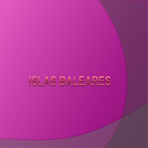 Islas baleares