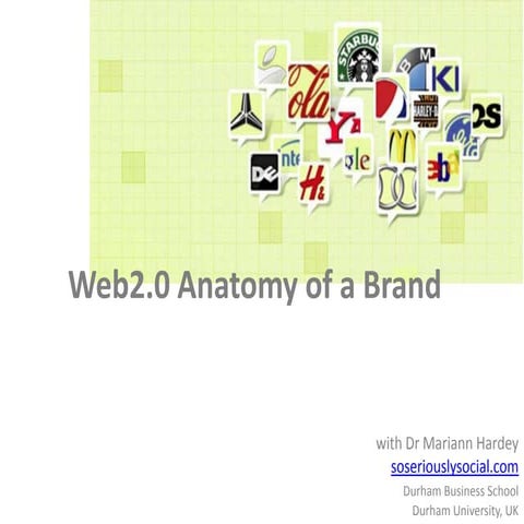 Web 2.0 Anatomy of A.Brand
