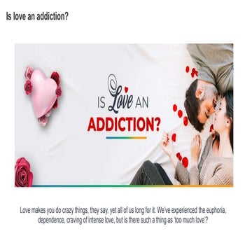 Is love an addiction.ppt