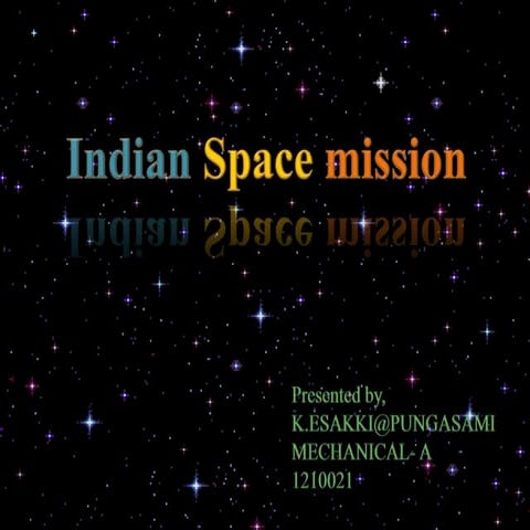 indian space mission