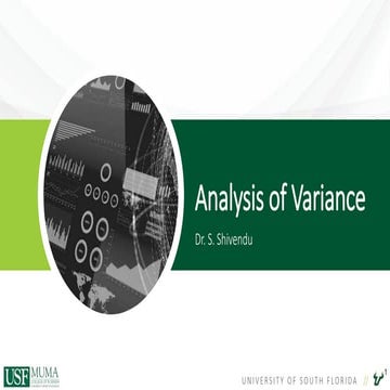 Analysis of Variance