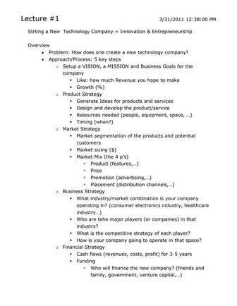 Ism 80 lecture notes