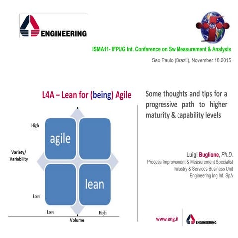 L4A - Lean for (being) Agile - Some thoughts and tips for a progressive path ...