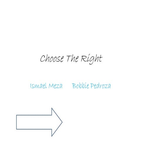 choose the right