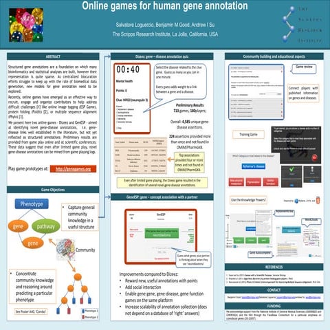 Genegames.org (poster ISMB2012)