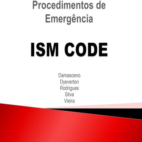 Ism code (procedimentos de emergênia)