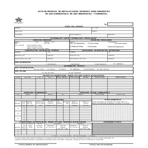 Formulario tc6 | DOC