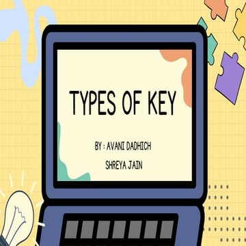 Different key used in dbms with the best examples | PDF