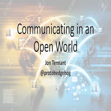 ISMTE 2016 Keynote talk