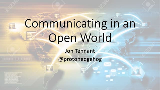 ISMTE 2016 Keynote talk