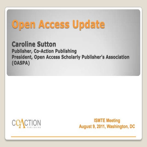 Open Access Update