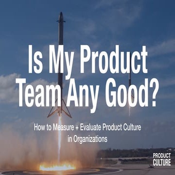 BoSEU22 | Bruce McCarthy | Is My Product Team Any Good?
