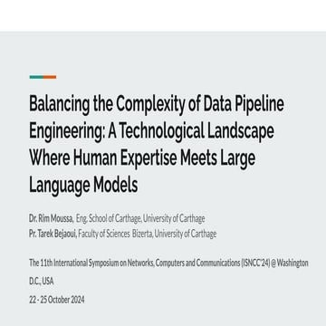 data pipelines complexity human expertise and LLM era