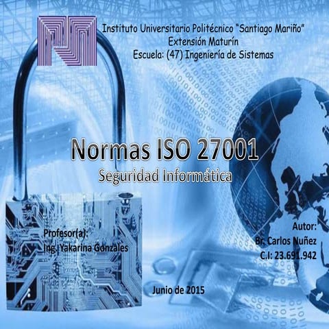 Normas Iso 27001