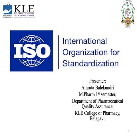 International organisation for Standardization
