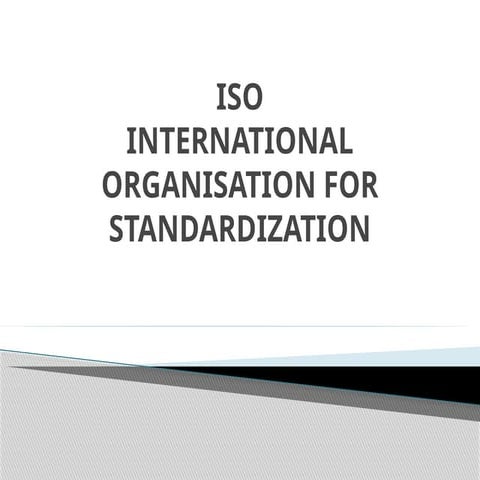 Overview of iso 9001 | PPTX