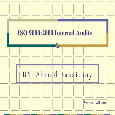 Iso 9000 2000 Audits