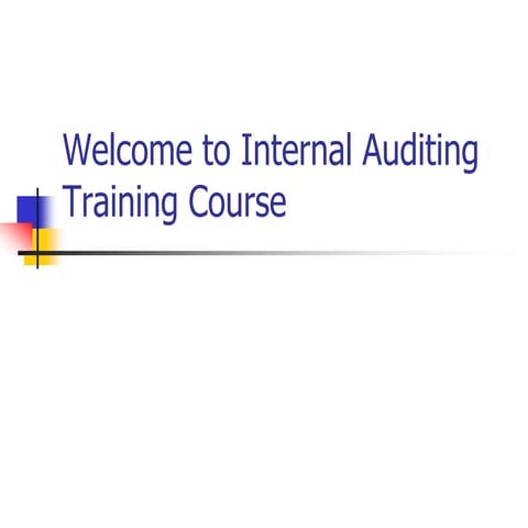 Iso training material for auditing for companies