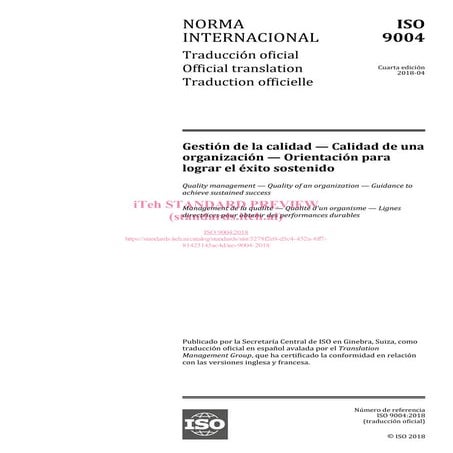 Iso 9004-2018 | PDF