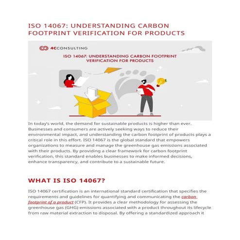 ISO 14067: UNDERSTANDING CARBON FOOTPRINT VERIFICATION FOR PRODUCTS.docx