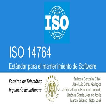 Iso 14764 | PPTX